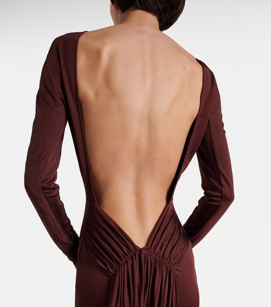 Gathered jersey gown | David Koma