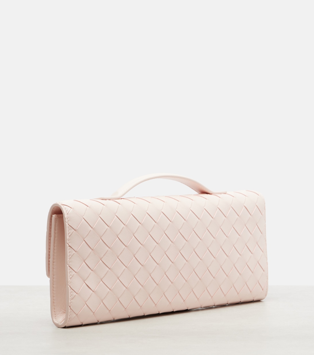 Andiamo Intrecciato leather clutch | Bottega Veneta