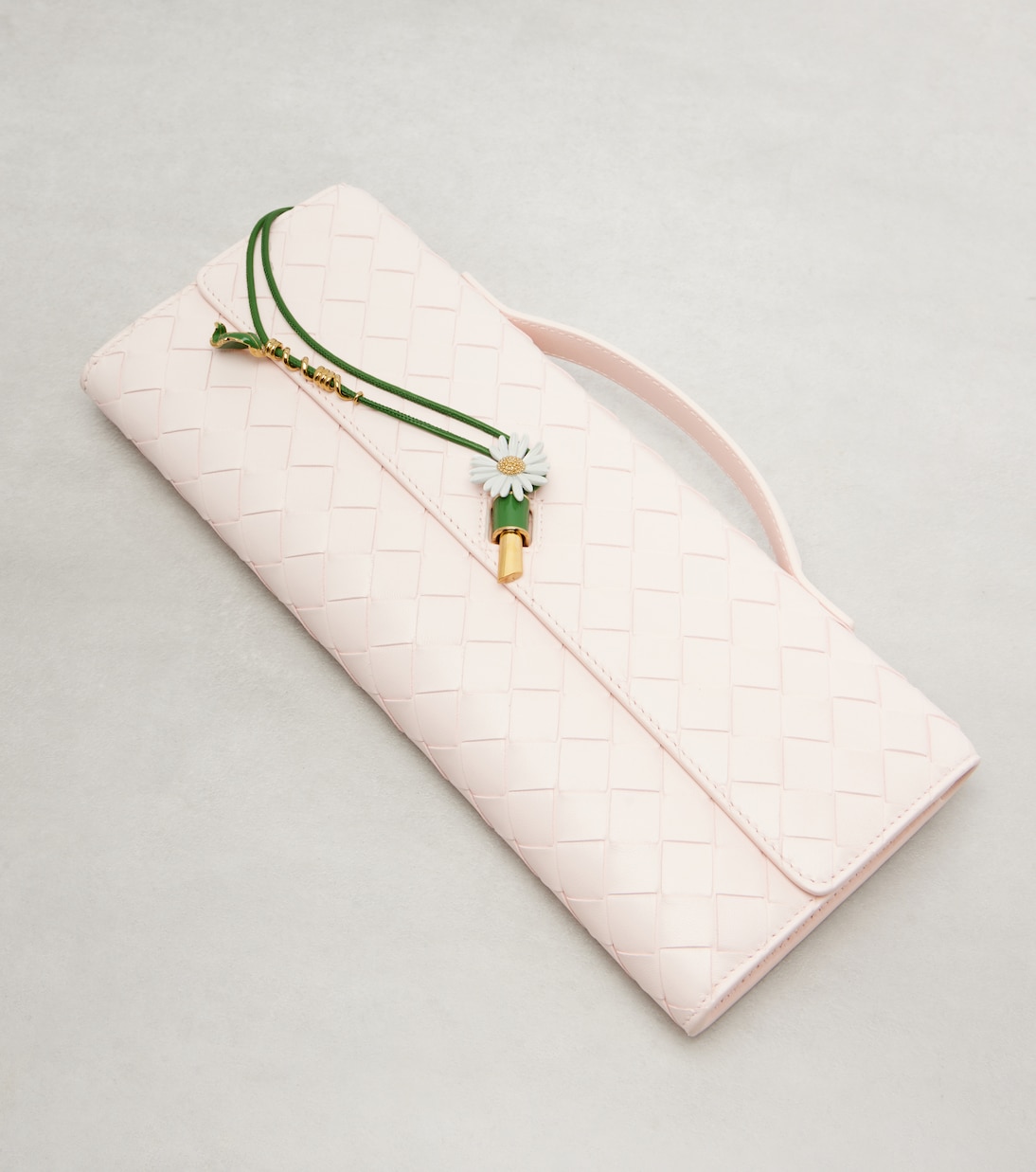 Andiamo Intrecciato leather clutch | Bottega Veneta