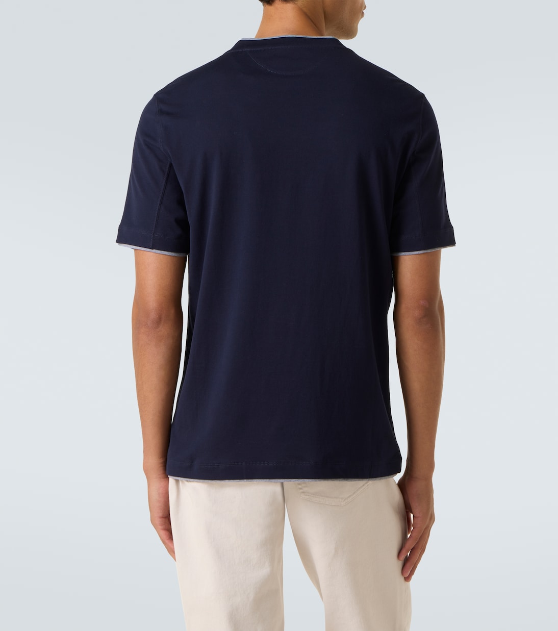 T-shirt in jersey di cotone | Brunello Cucinelli
