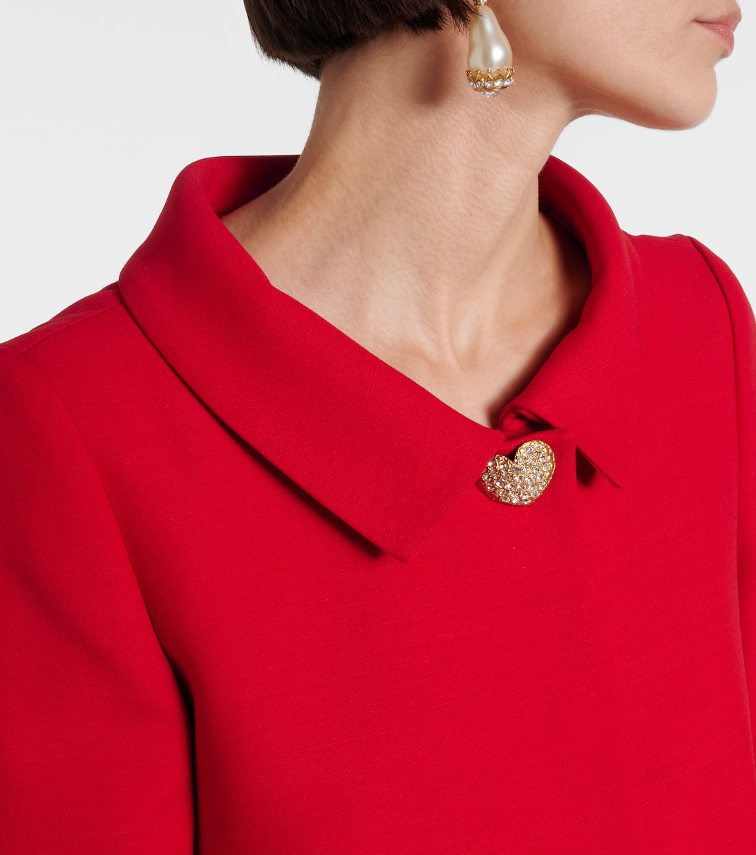 Blazer Crêpe Couture à ornements | Valentino
