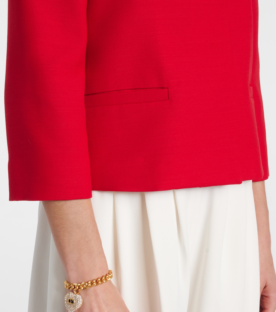 Blazer Crêpe Couture à ornements | Valentino