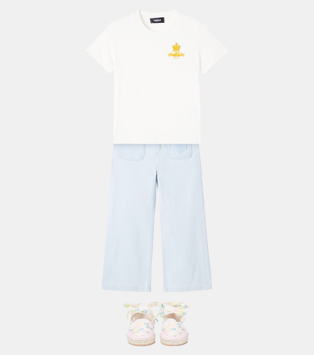 Jean brodé | Versace Kids