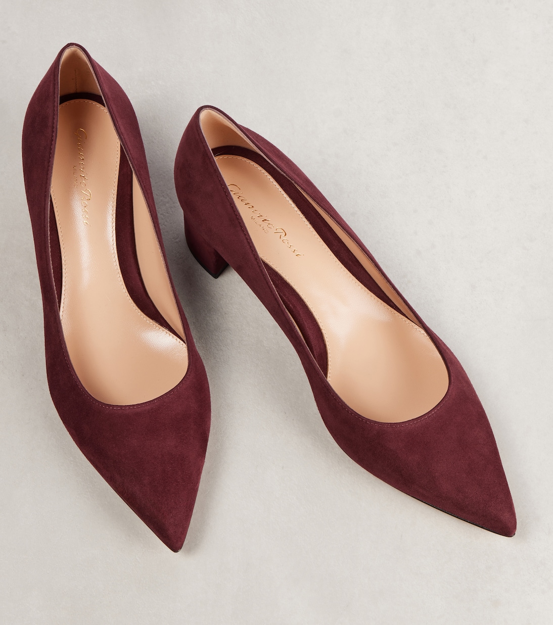 Escarpins Piper 45 en daim | Gianvito Rossi