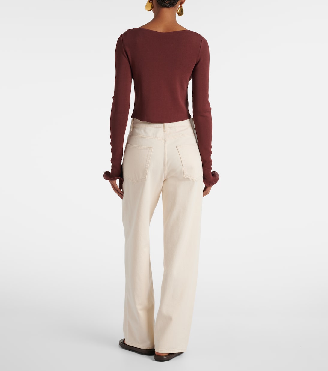 Top in maglia con volant | Same