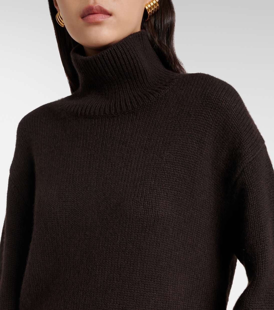 Rollkragenpullover Fleur aus Kaschmir | Lisa Yang