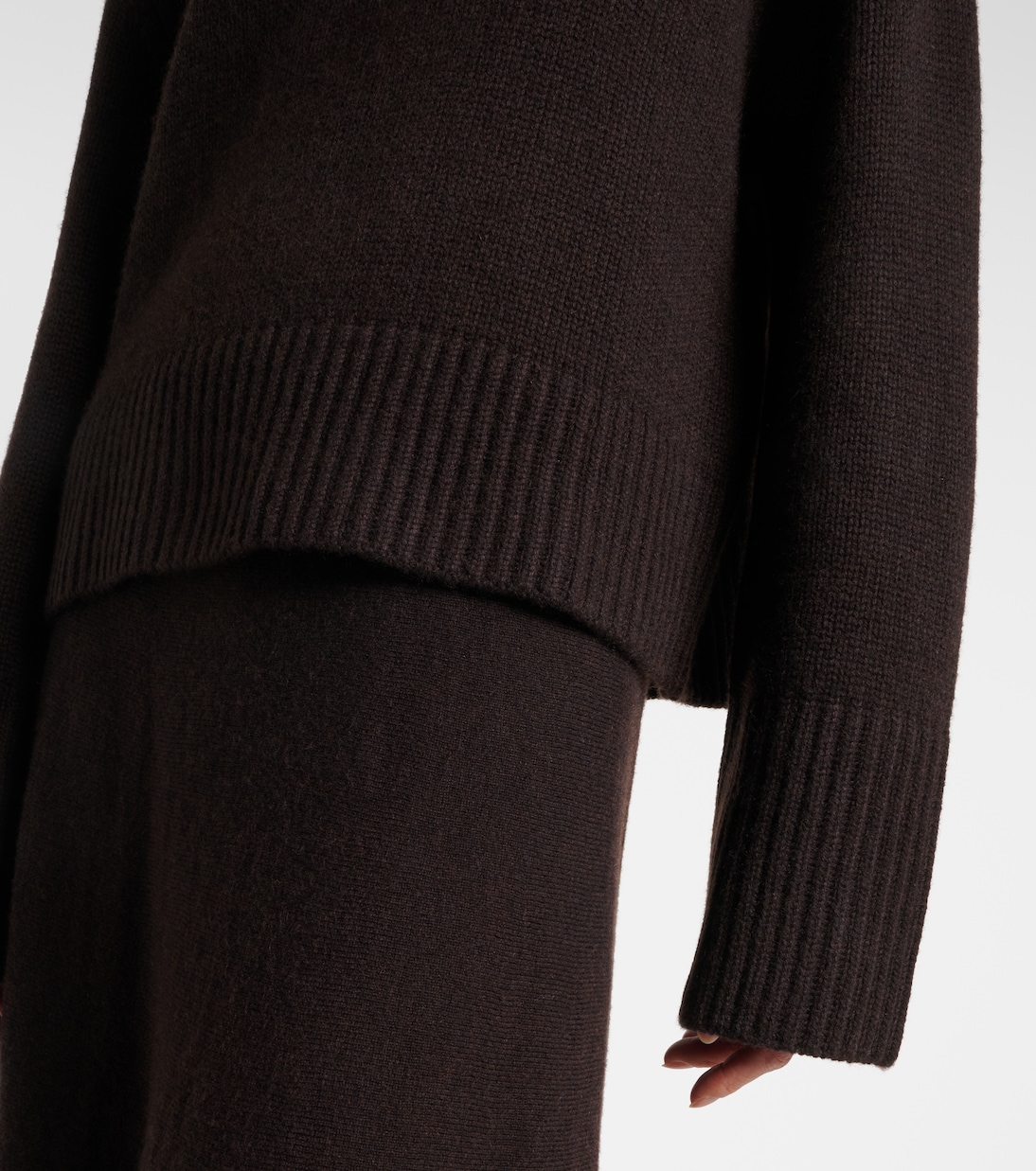Rollkragenpullover Fleur aus Kaschmir | Lisa Yang