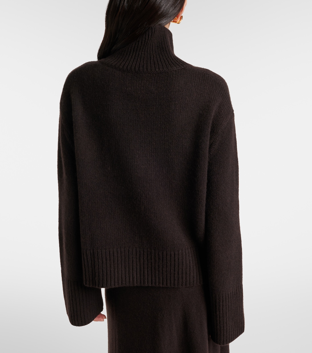 Rollkragenpullover Fleur aus Kaschmir | Lisa Yang