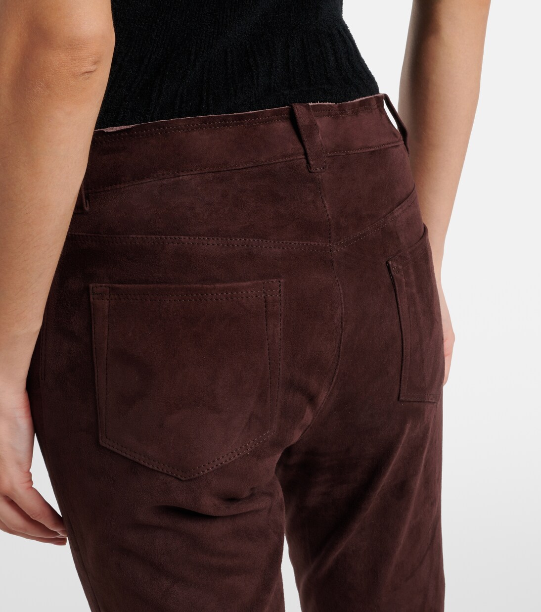 Schlaghose Dean 22 aus Veloursleder | Stouls