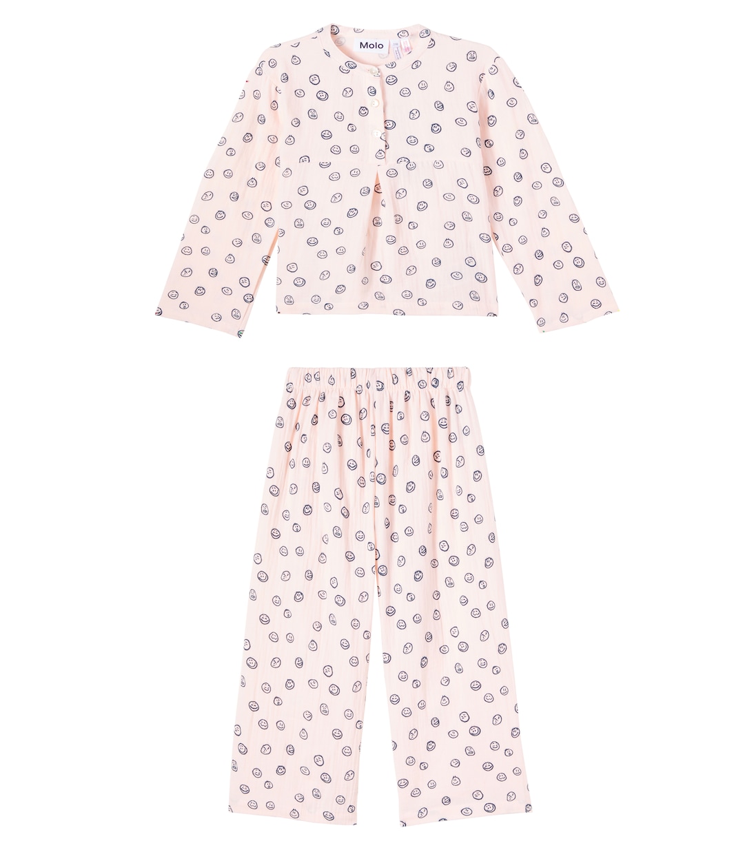 Lin printed cotton pajamas | Molo