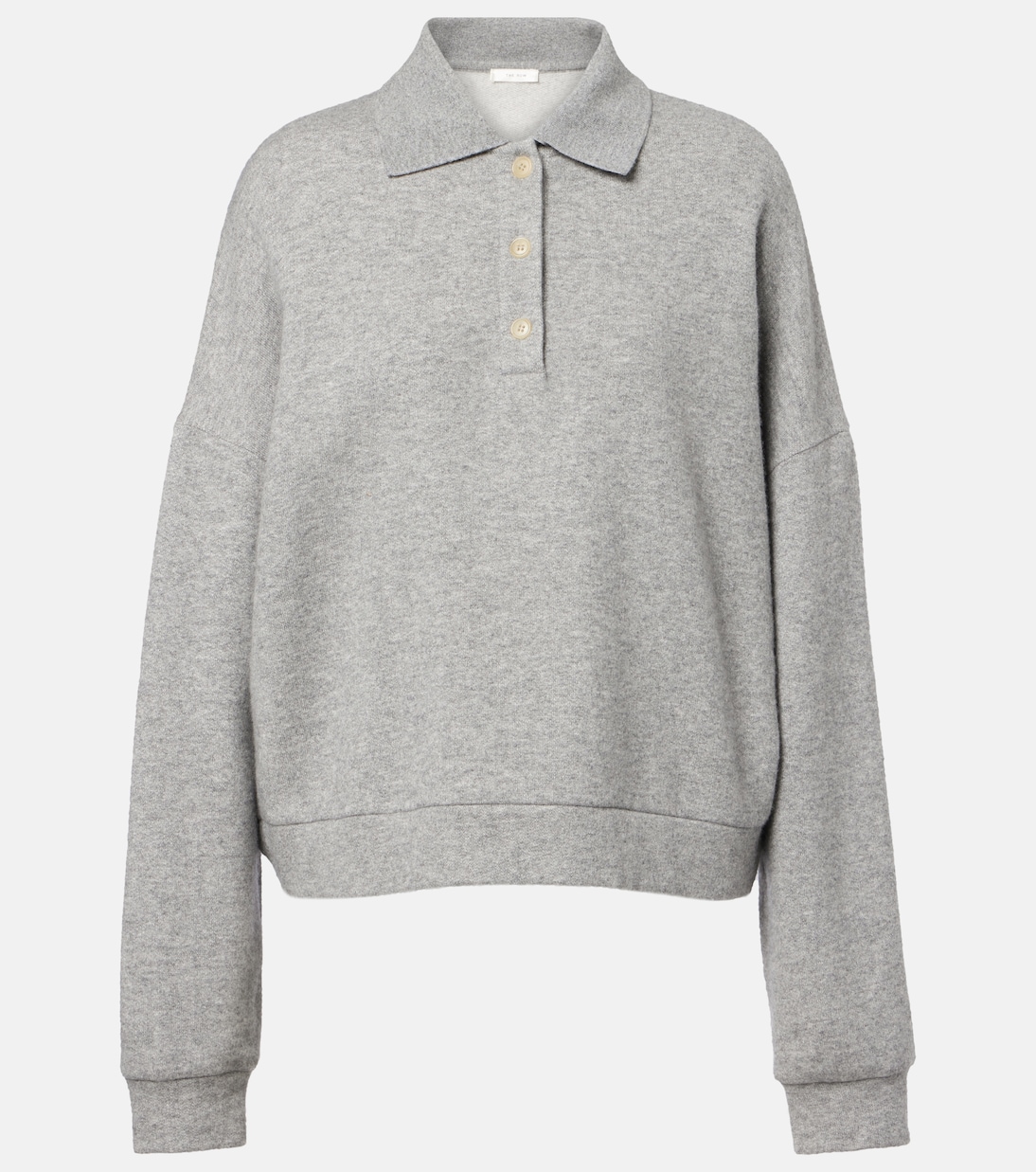 Corzas cashmere and cotton polo sweater | The Row
