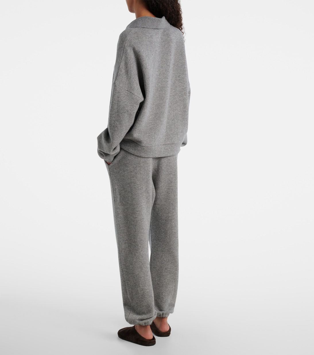 Corzas cashmere and cotton polo sweater | The Row