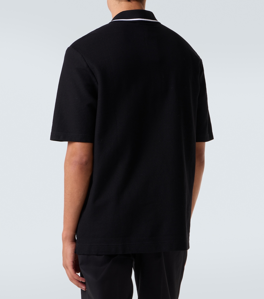 DG embroidered cotton polo shirt | Dolce&Gabbana
