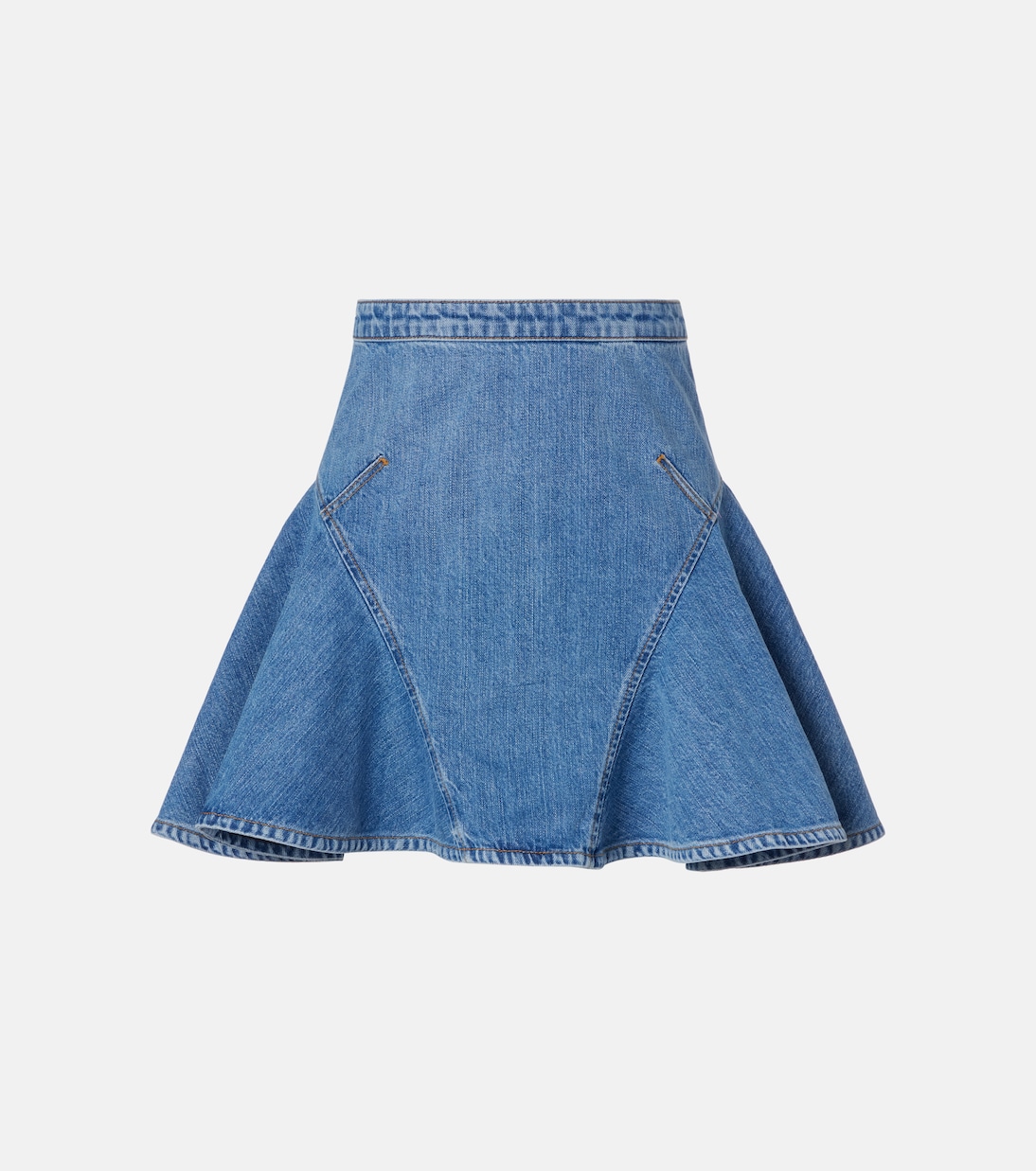 Ruffled denim miniskirt | Givenchy
