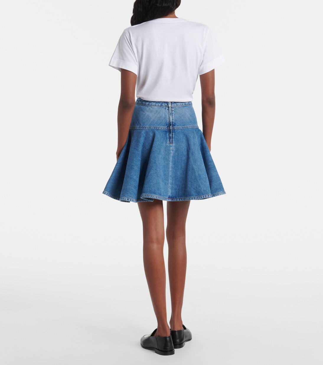 Ruffled denim miniskirt | Givenchy