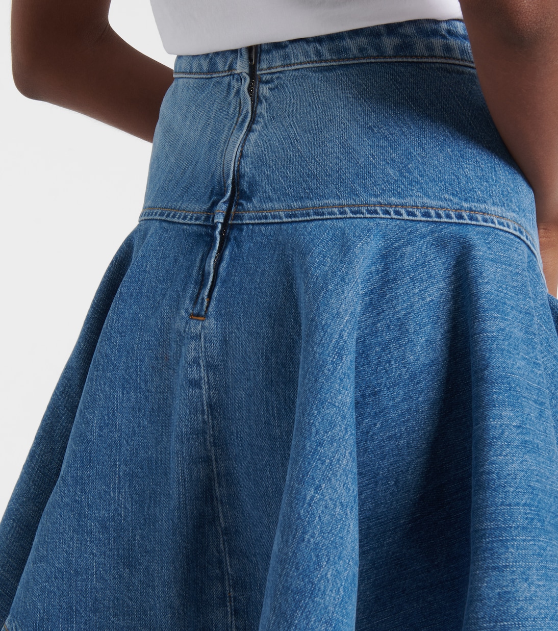 Ruffled denim miniskirt | Givenchy