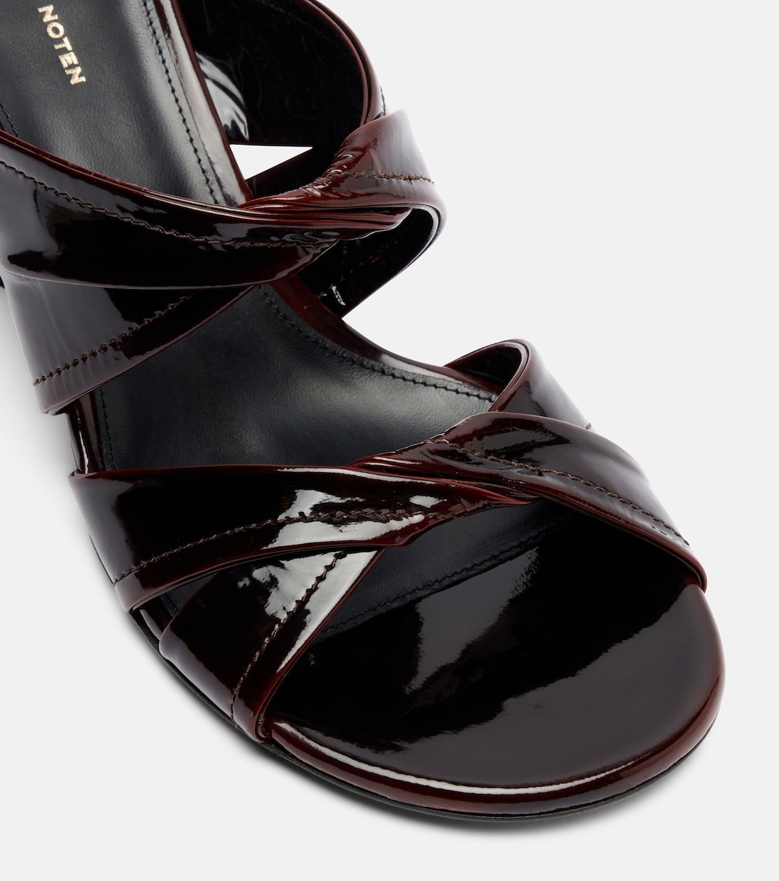 Wedge-Sandalen 75 aus Lackleder | Dries Van Noten