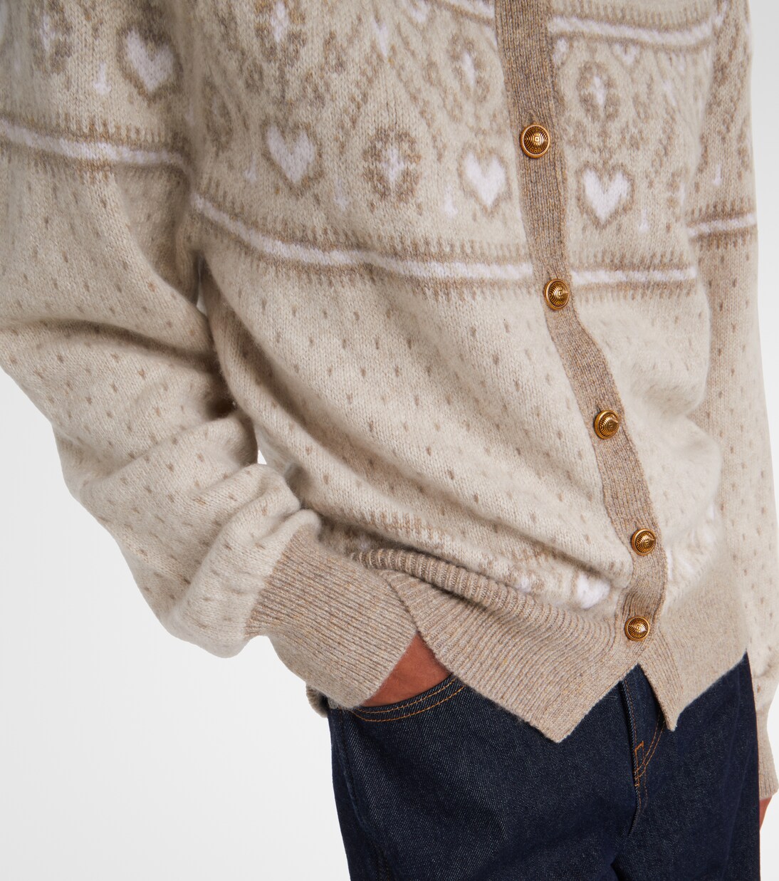 Cárdigan Marc Fair Isle de cachemir | Khaite