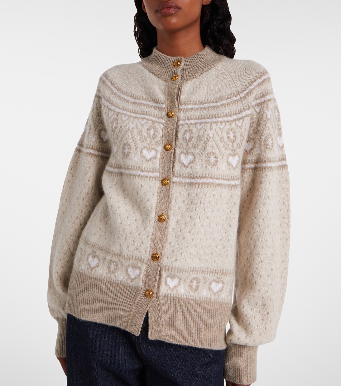 Cárdigan Marc Fair Isle de cachemir | Khaite