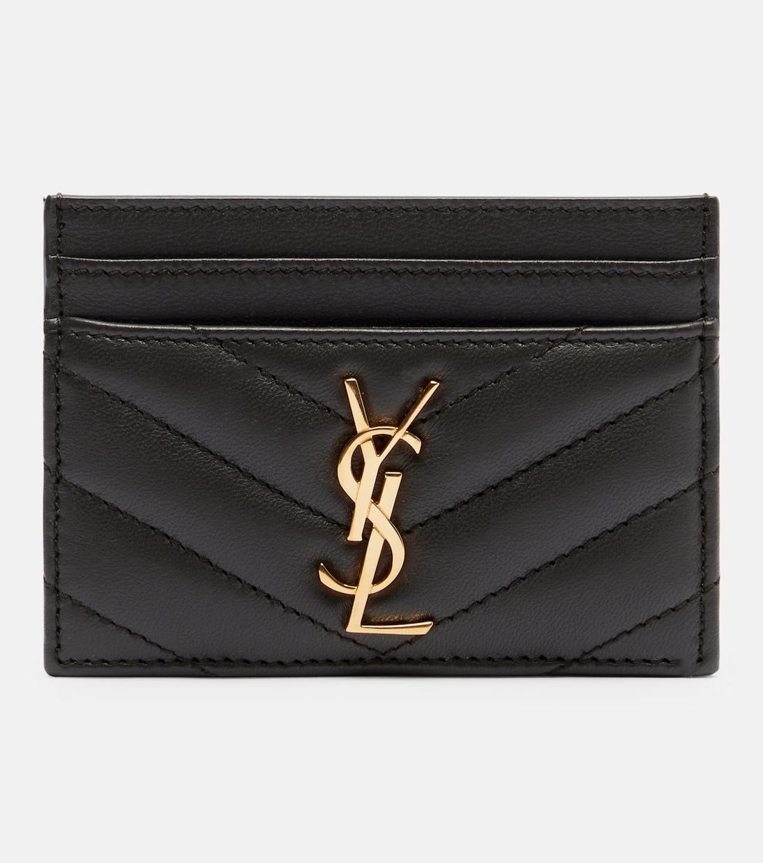 Kartenetui Cassandre aus Matelassé-Leder | Saint Laurent