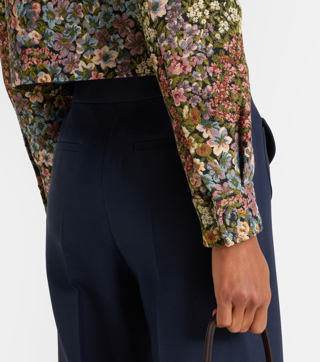 Chaqueta cropped VGold floral | Valentino