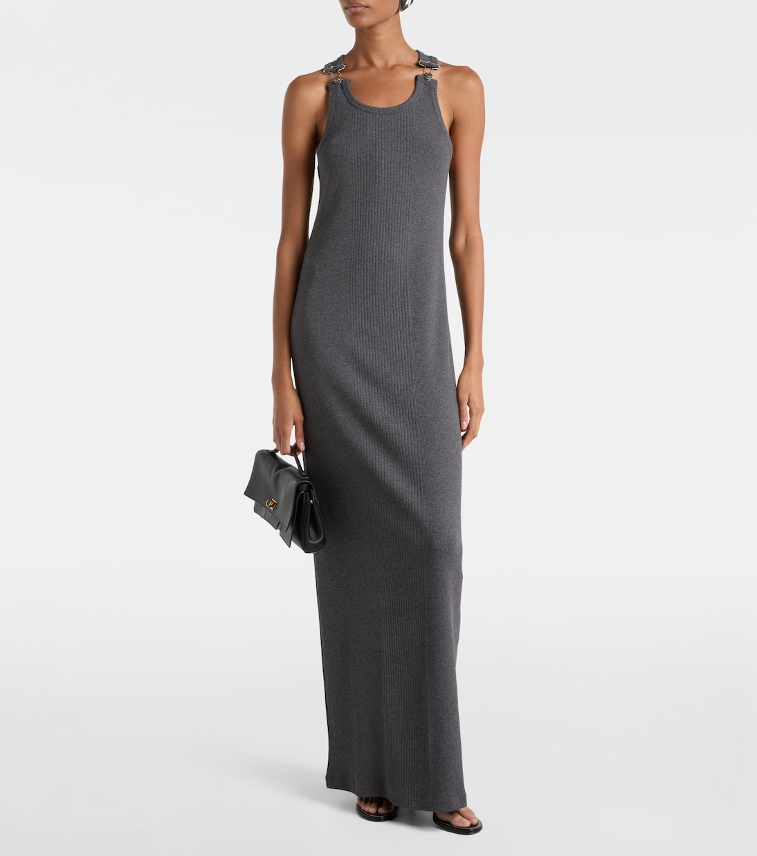 Cotton jersey maxi dress | Jean Paul Gaultier