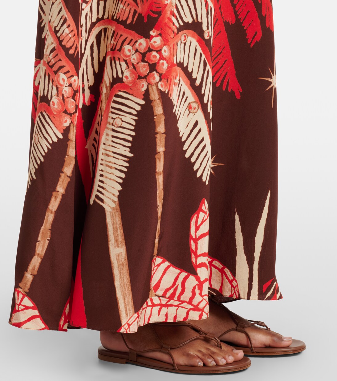 Bedrucktes Maxikleid aus Seide | Johanna Ortiz