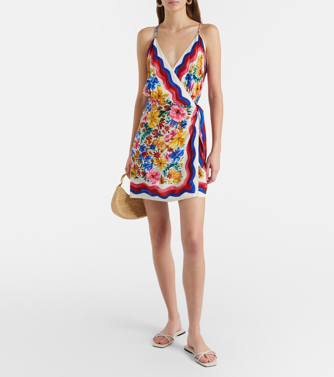 Vestido corto Floraline estampado | Farm Rio