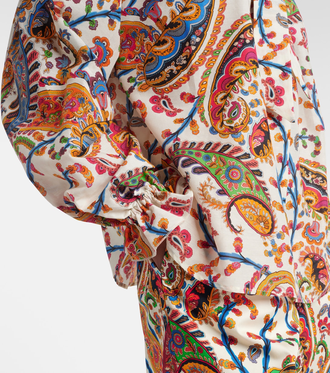 Printed cotton and silk blouse | Etro