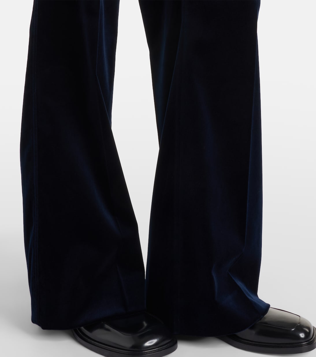 Pantalon ample en velours et satin | Victoria Beckham