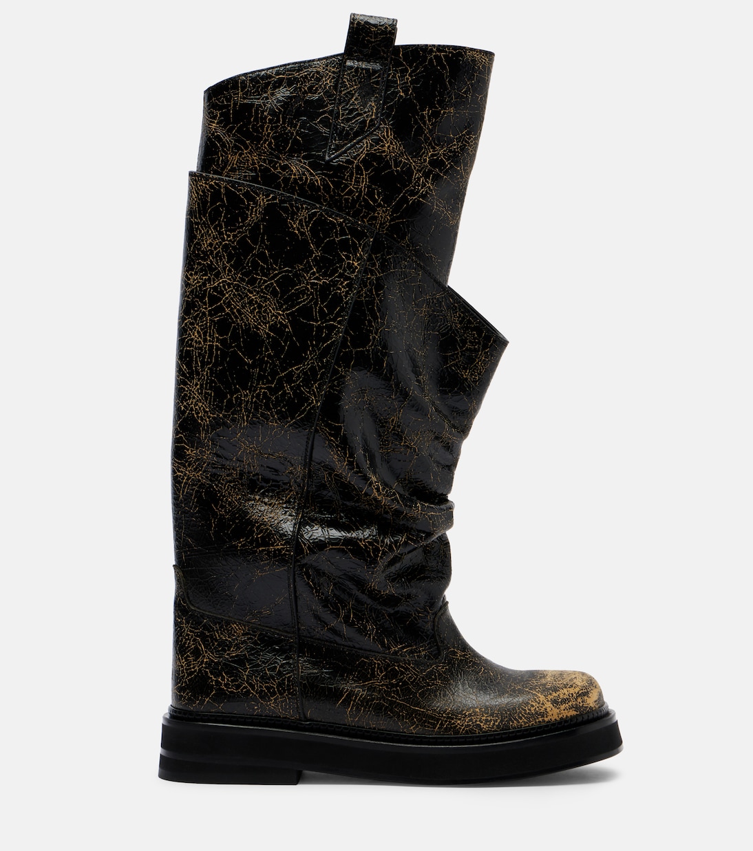 Passeggiata leather combat boots | The Attico
