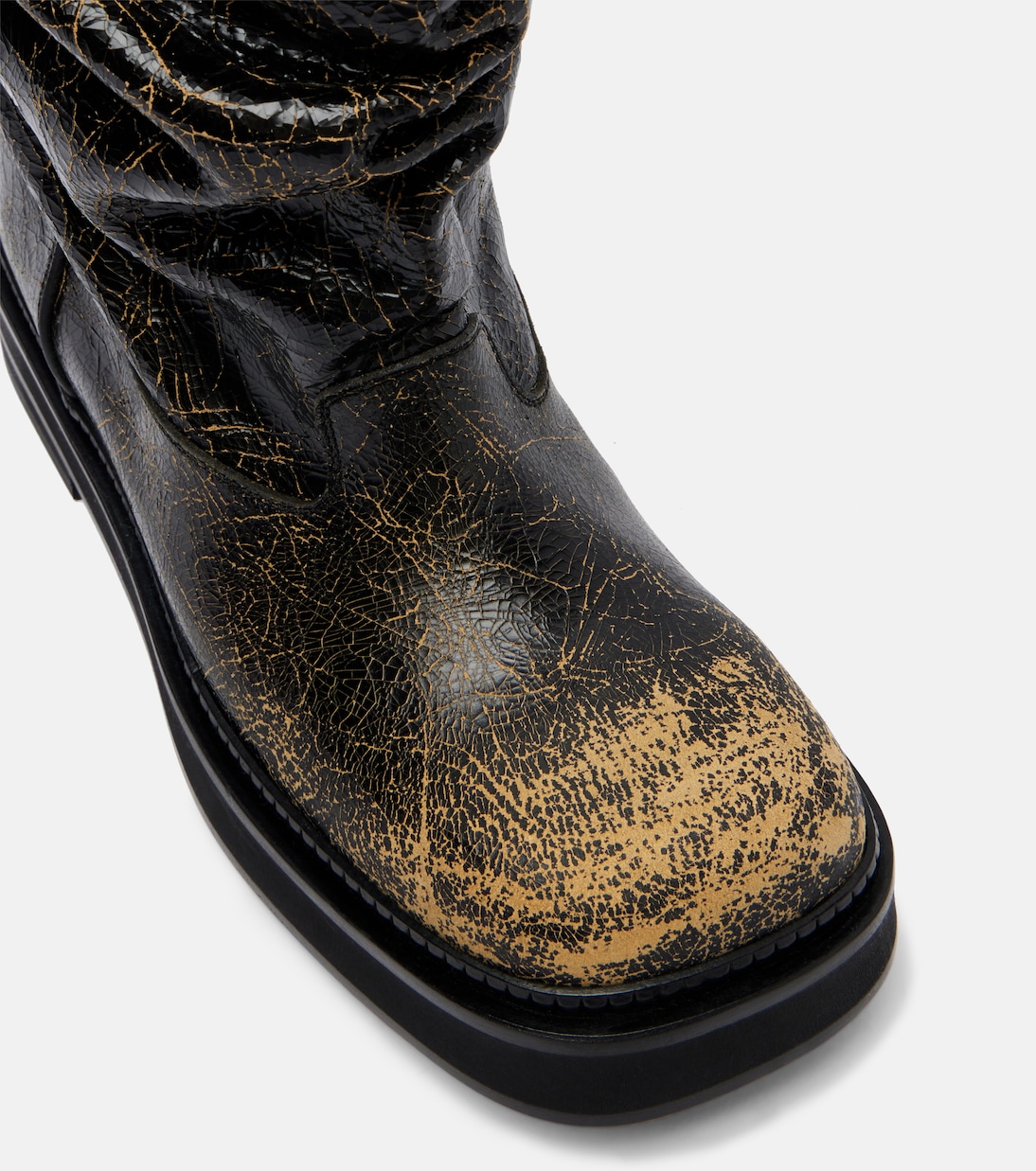 Passeggiata leather combat boots | The Attico