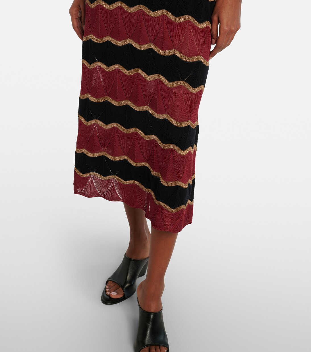 Caftano Hang Ten in lamé di misto cotone | La DoubleJ