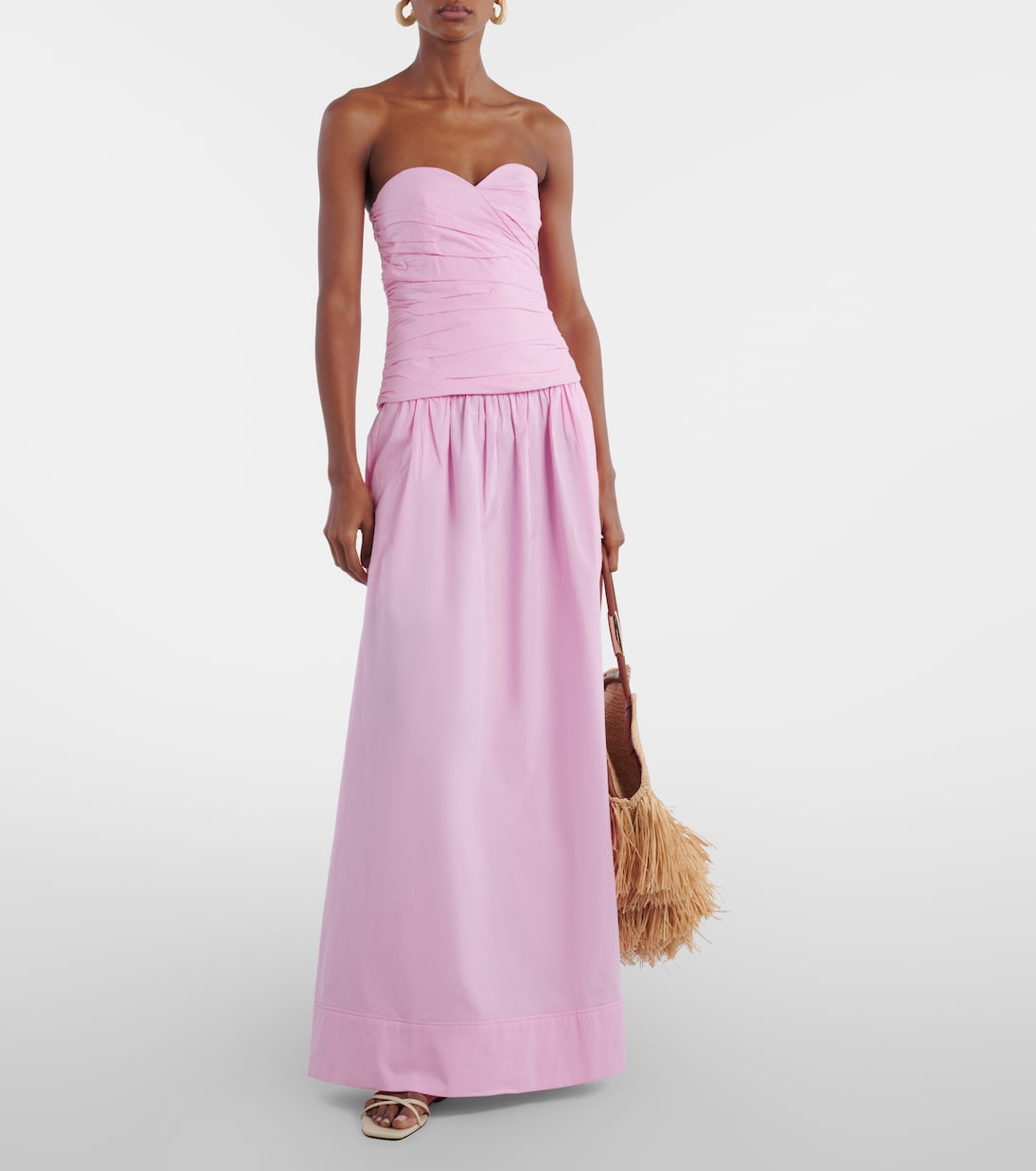 Opulence ruched cotton corset | Adriana Degreas