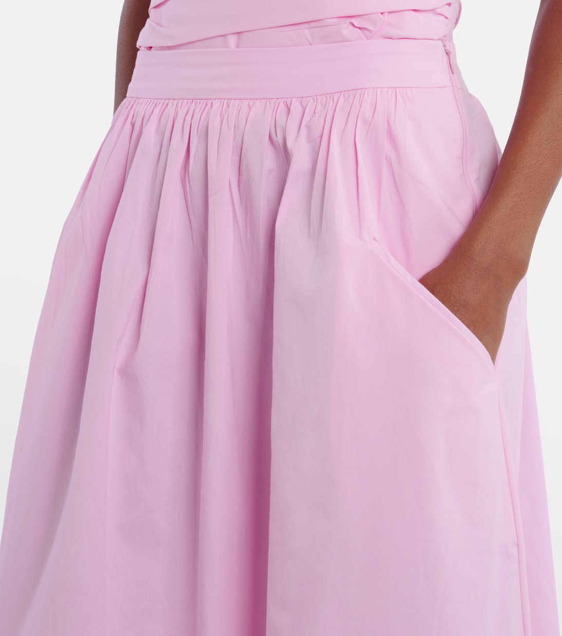 Opulence ruched cotton corset | Adriana Degreas