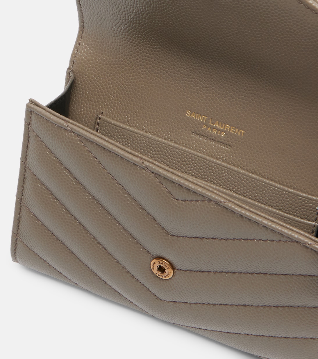 Cassandre leather card holder | Saint Laurent