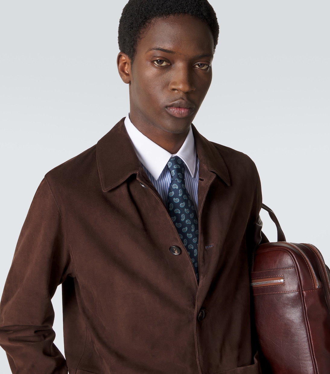 Paisley silk jacquard tie | Brioni