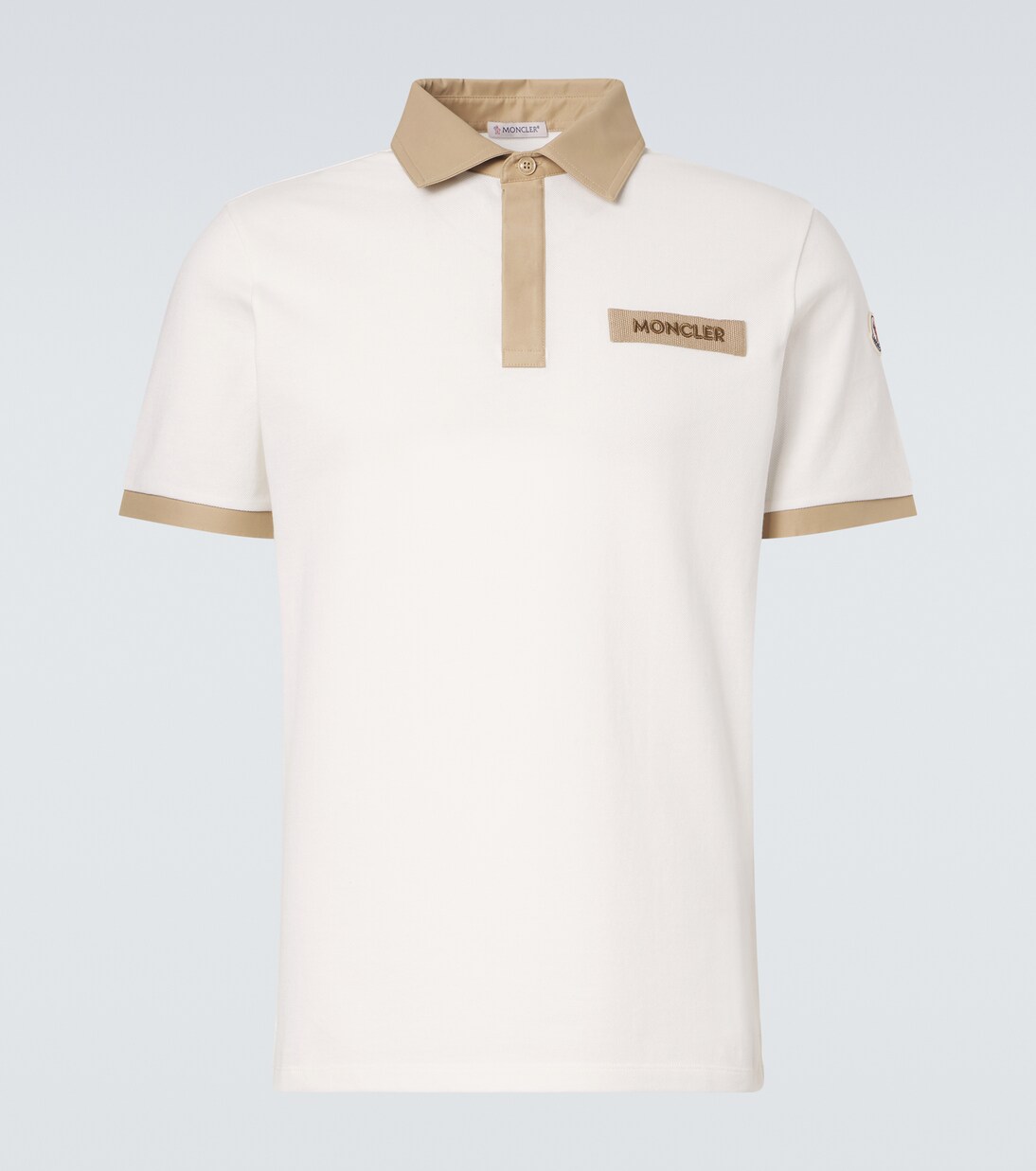 Logo cotton piqué polo shirt  | Moncler