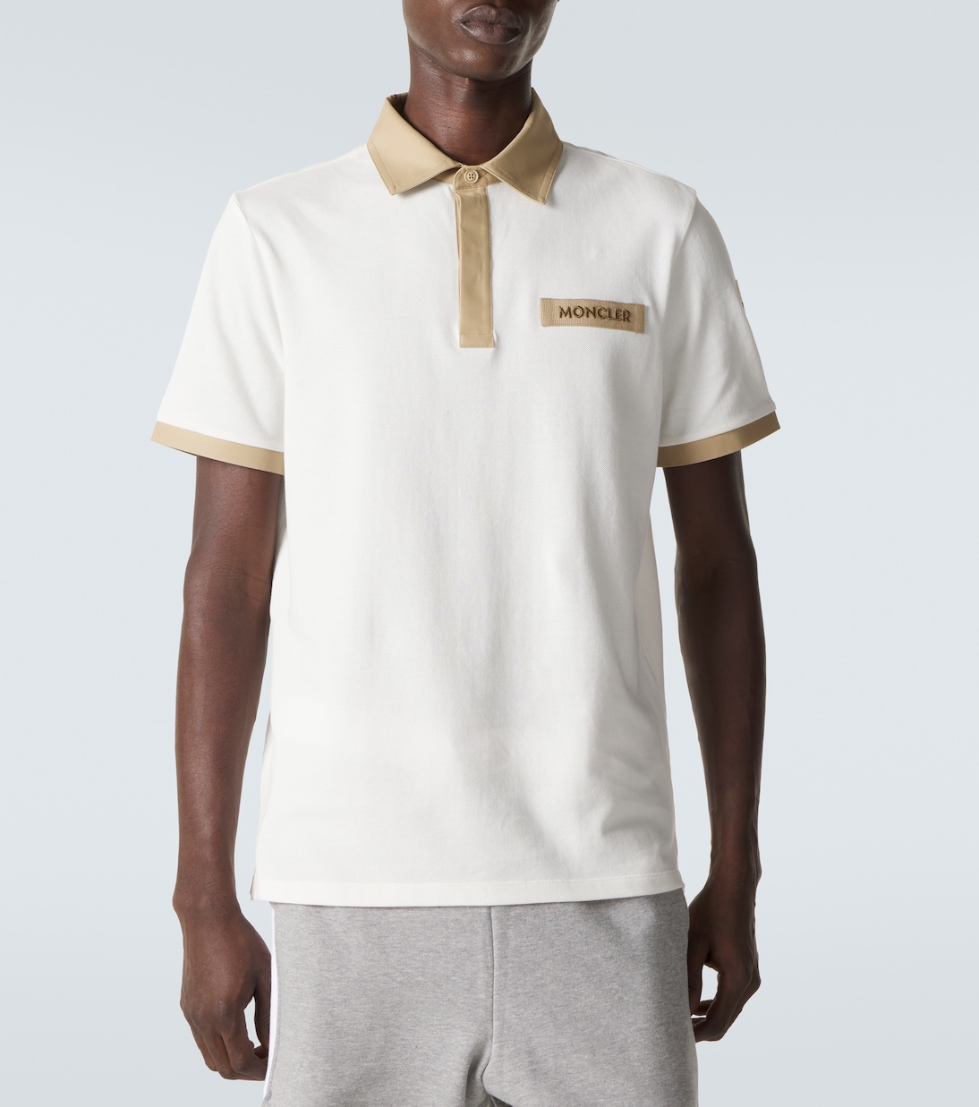 Logo cotton piqué polo shirt  | Moncler