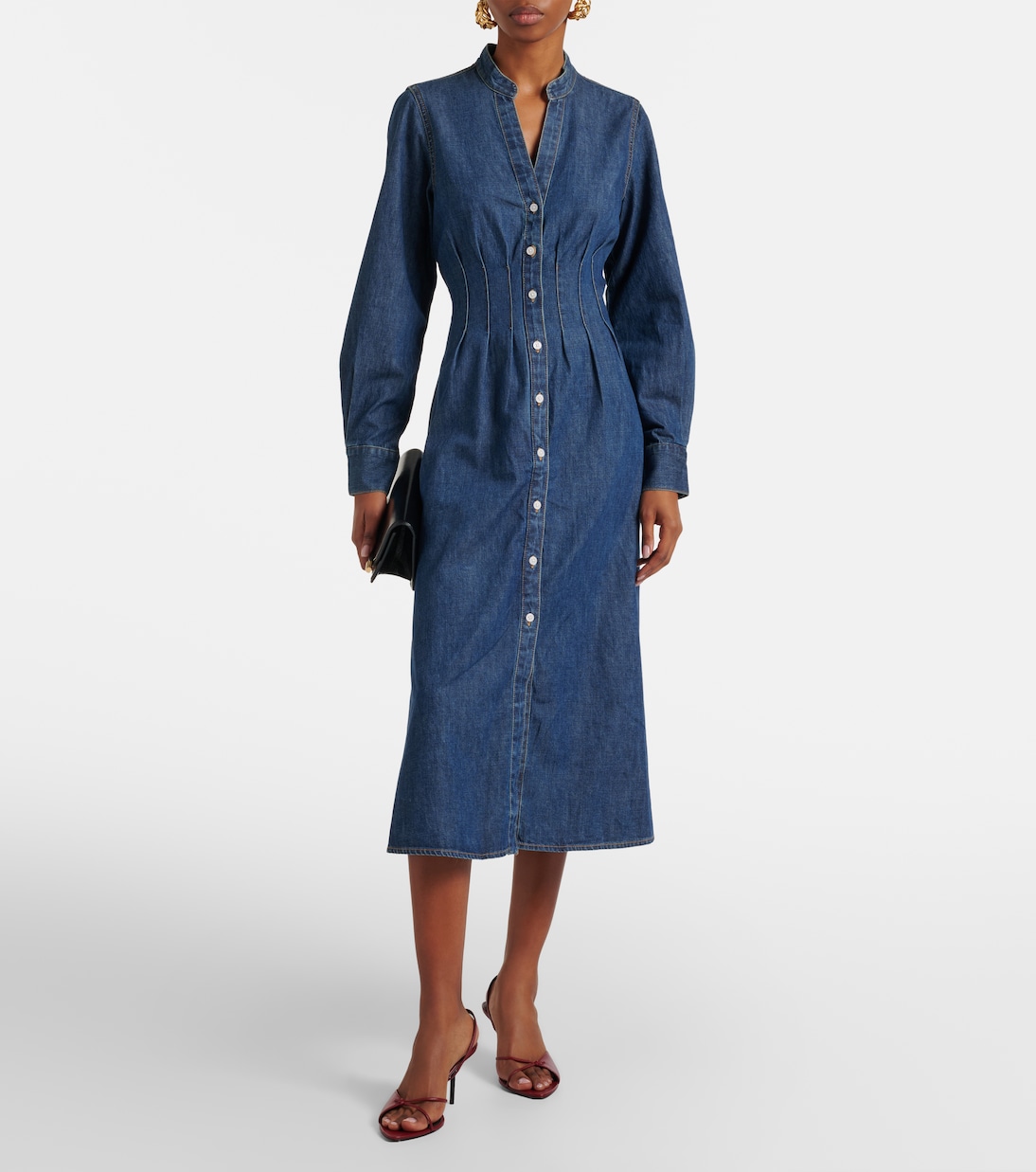 Arcadia denim shirt dress | Veronica Beard