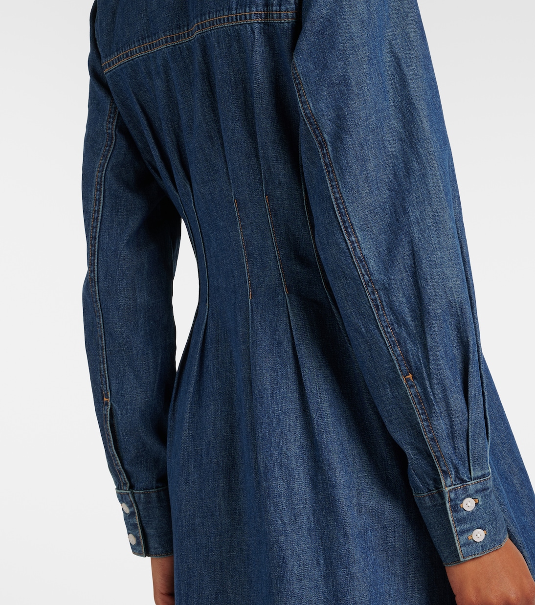Arcadia denim shirt dress | Veronica Beard