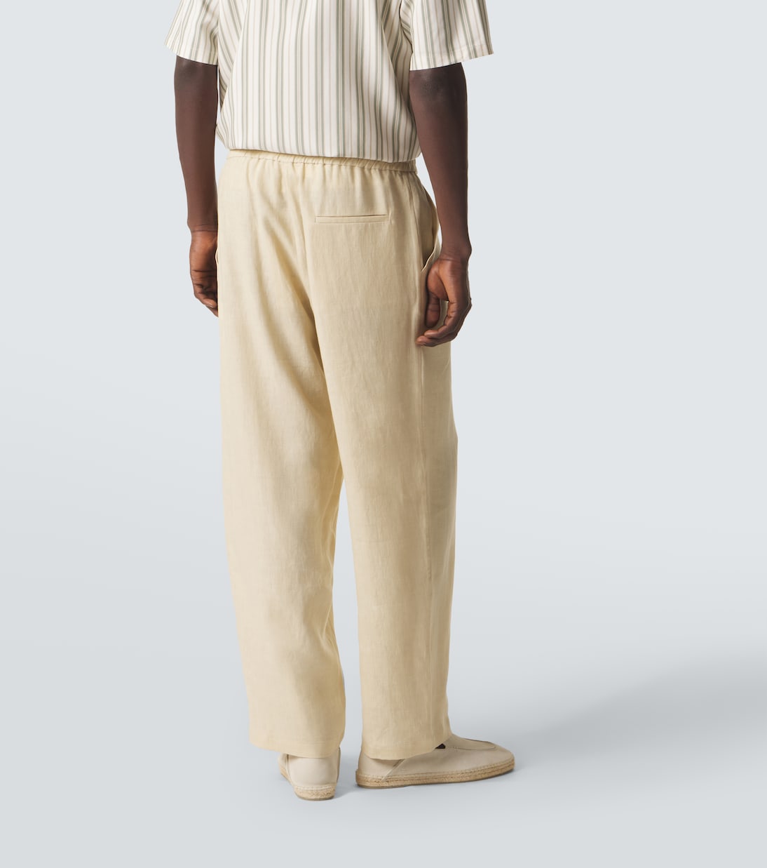 Linen straight pants | Le Kasha
