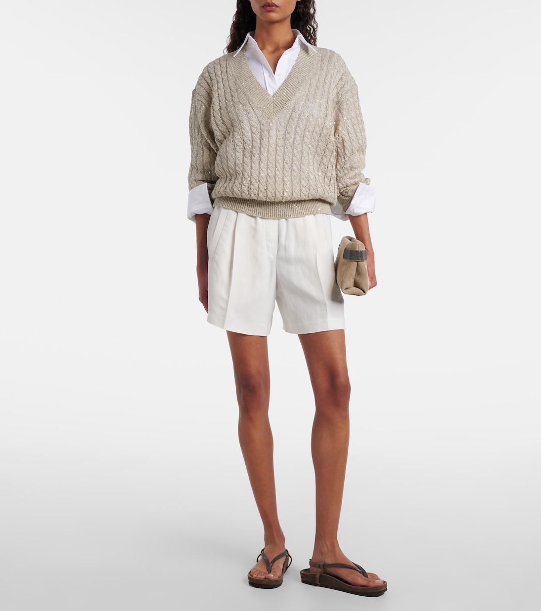 Bermudas de tiro alto | Brunello Cucinelli