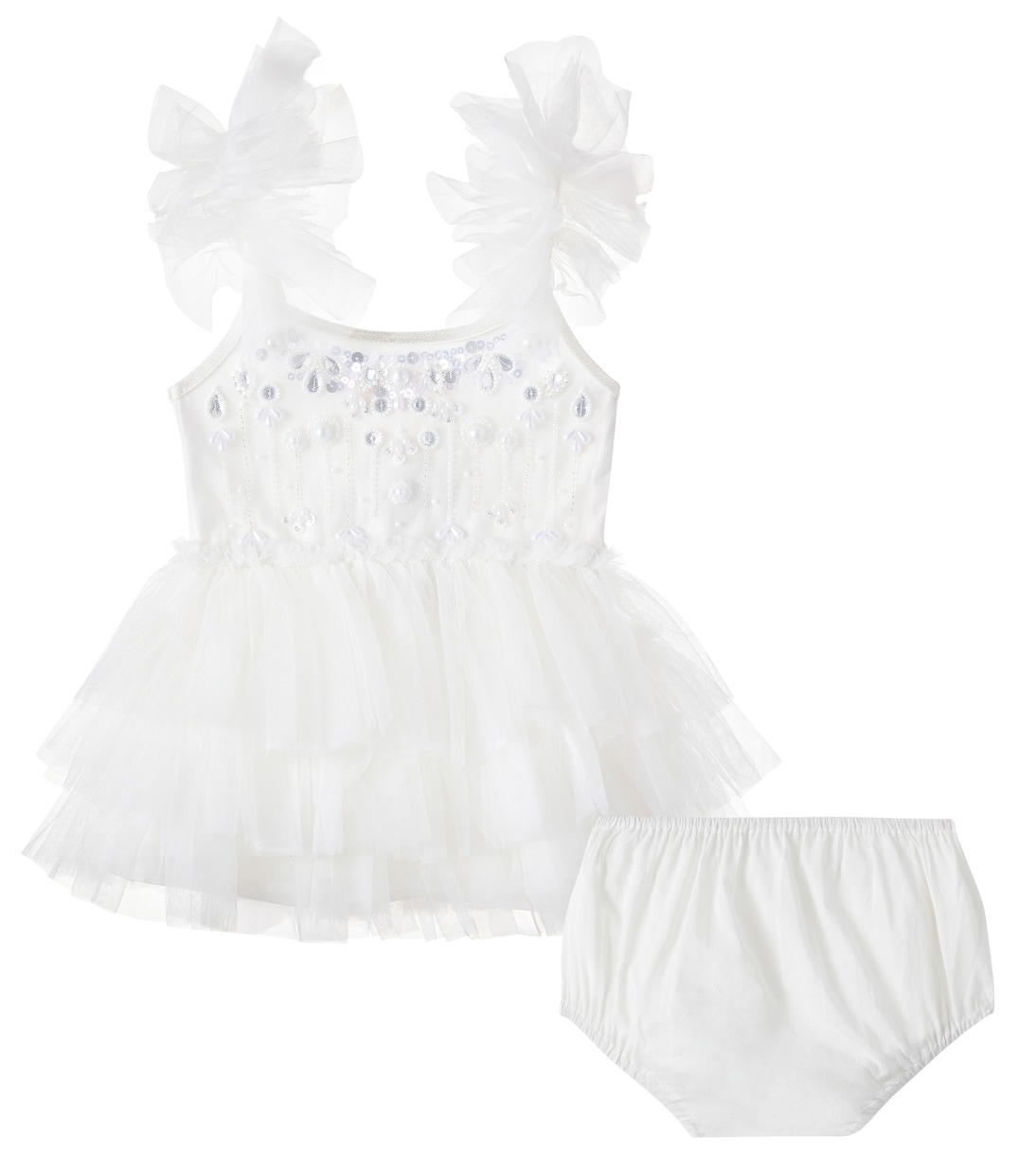 Baby Set Whispers Of The Deep aus Kleid und Höschen | Tutu Du Monde