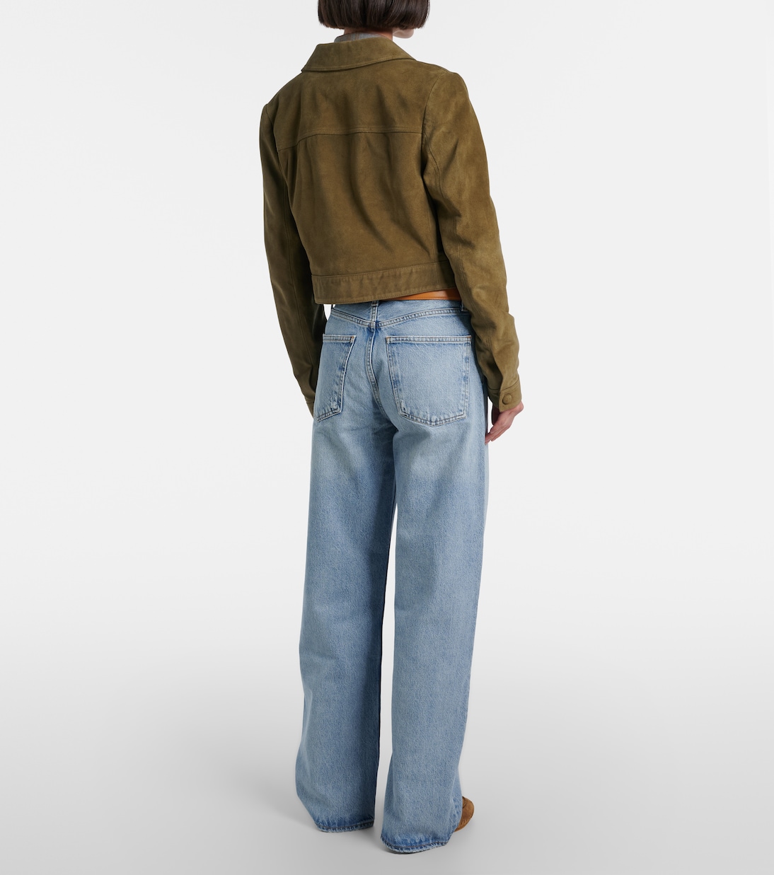 Mid-rise wide-leg jeans | Agolde