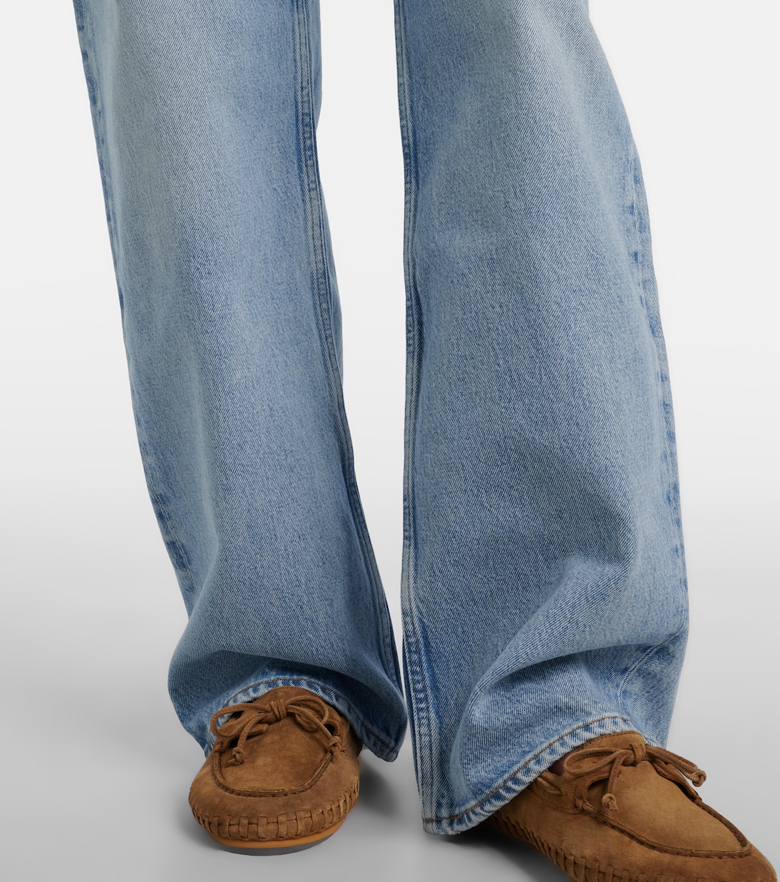 Mid-rise wide-leg jeans | Agolde