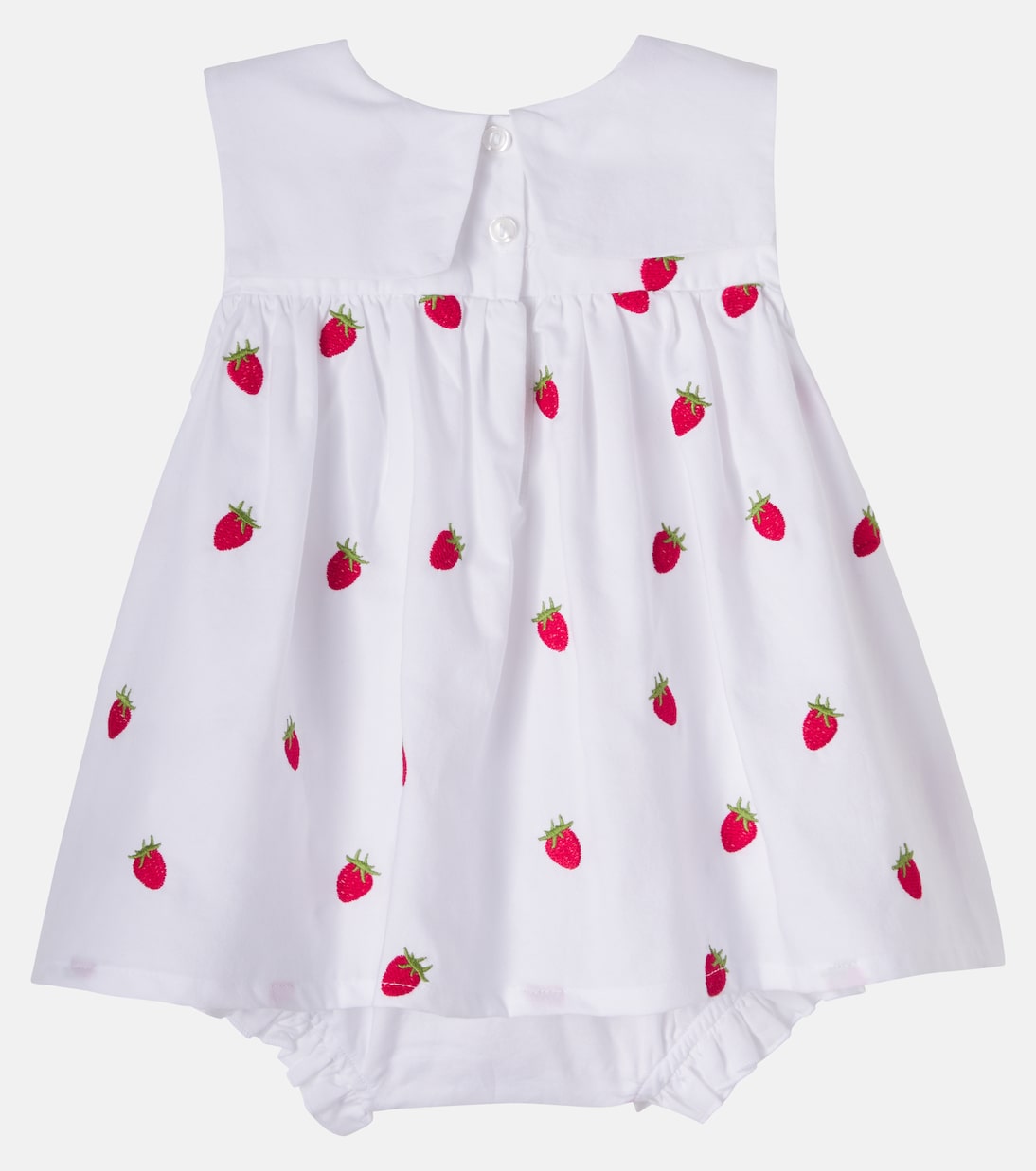 x Disney® baby cotton poplin dress | Monnalisa