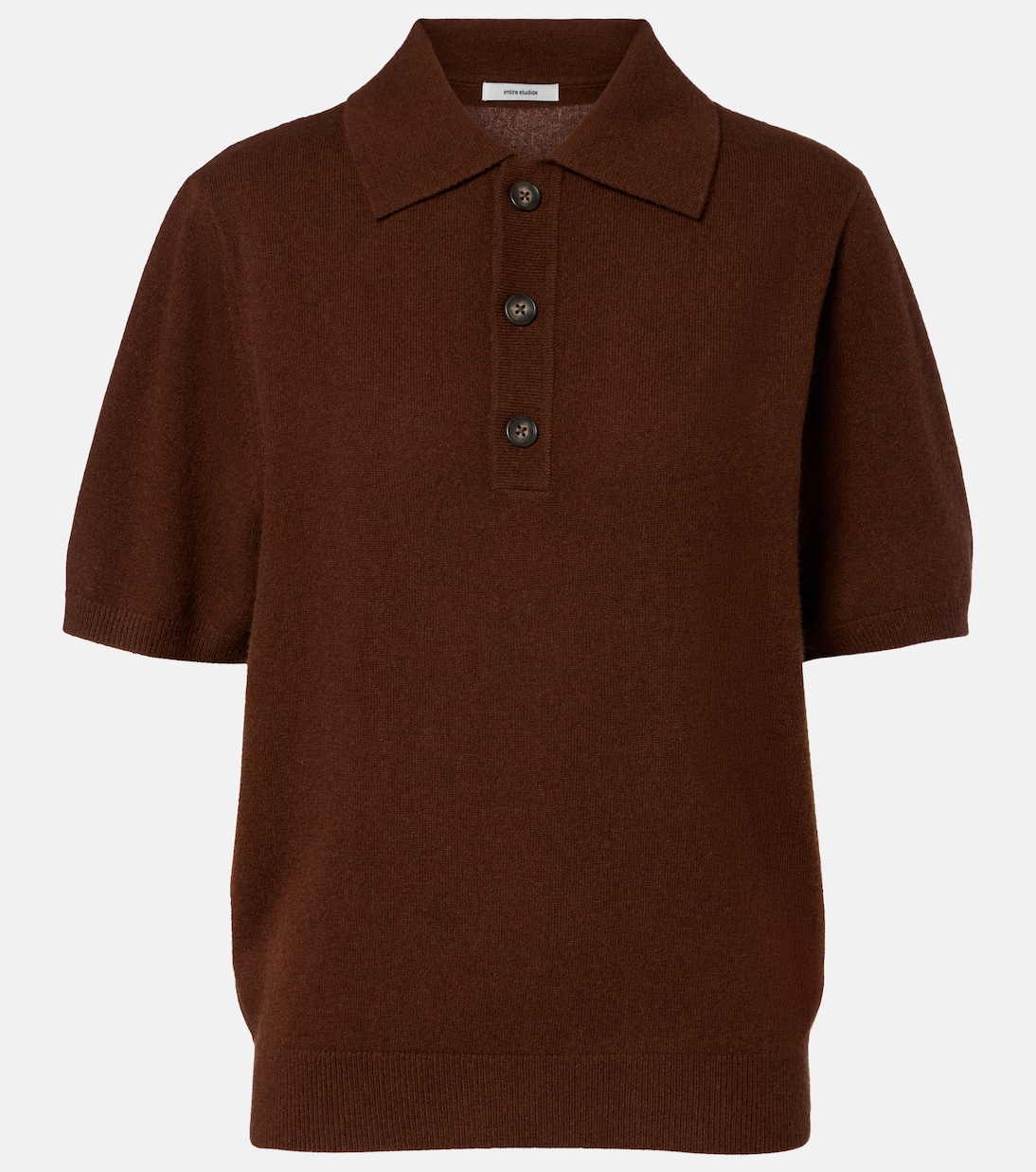 Wool and cashmere polo shirt | Entire Studios