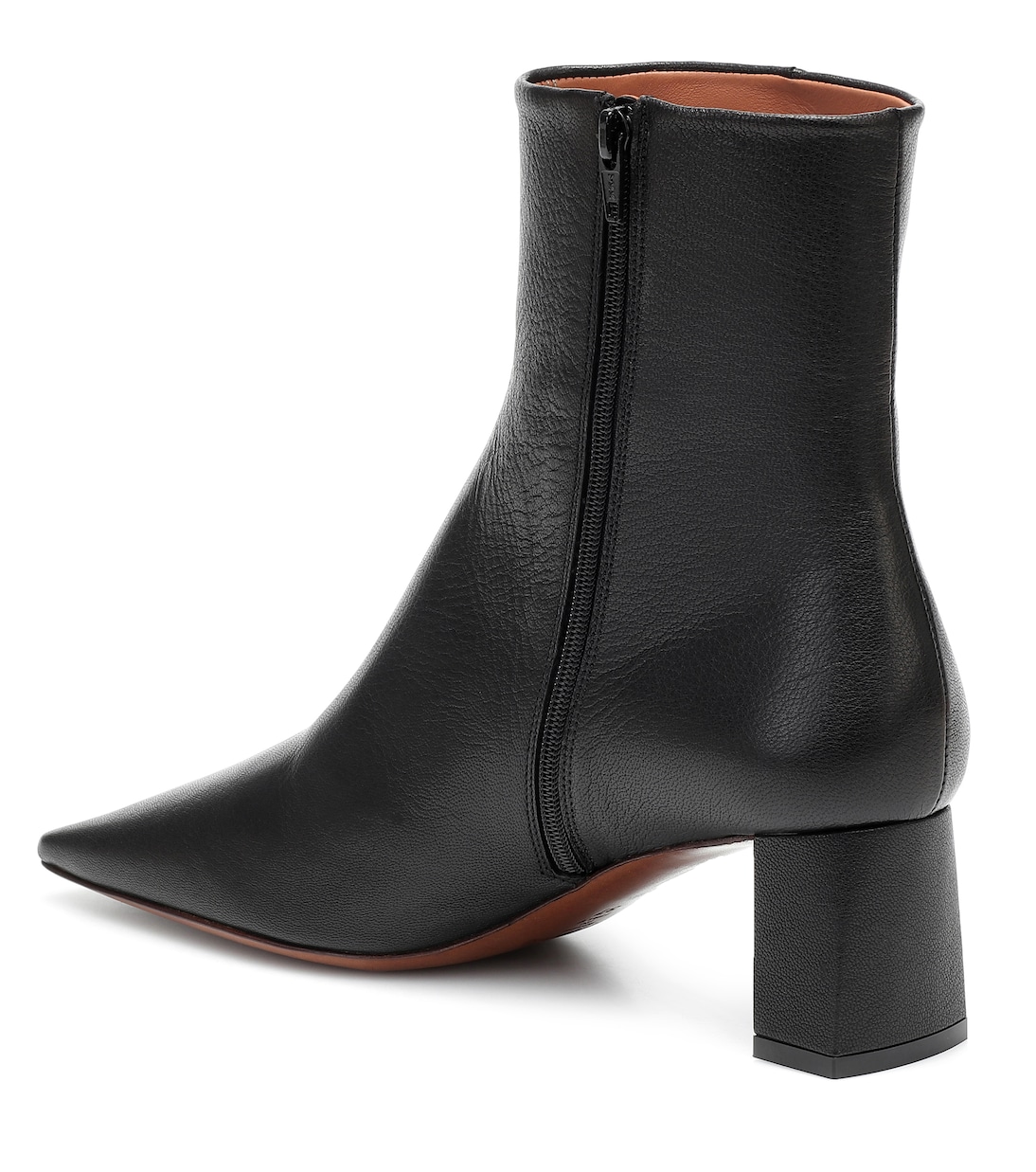 Boomerang leather ankle boots | Vetements