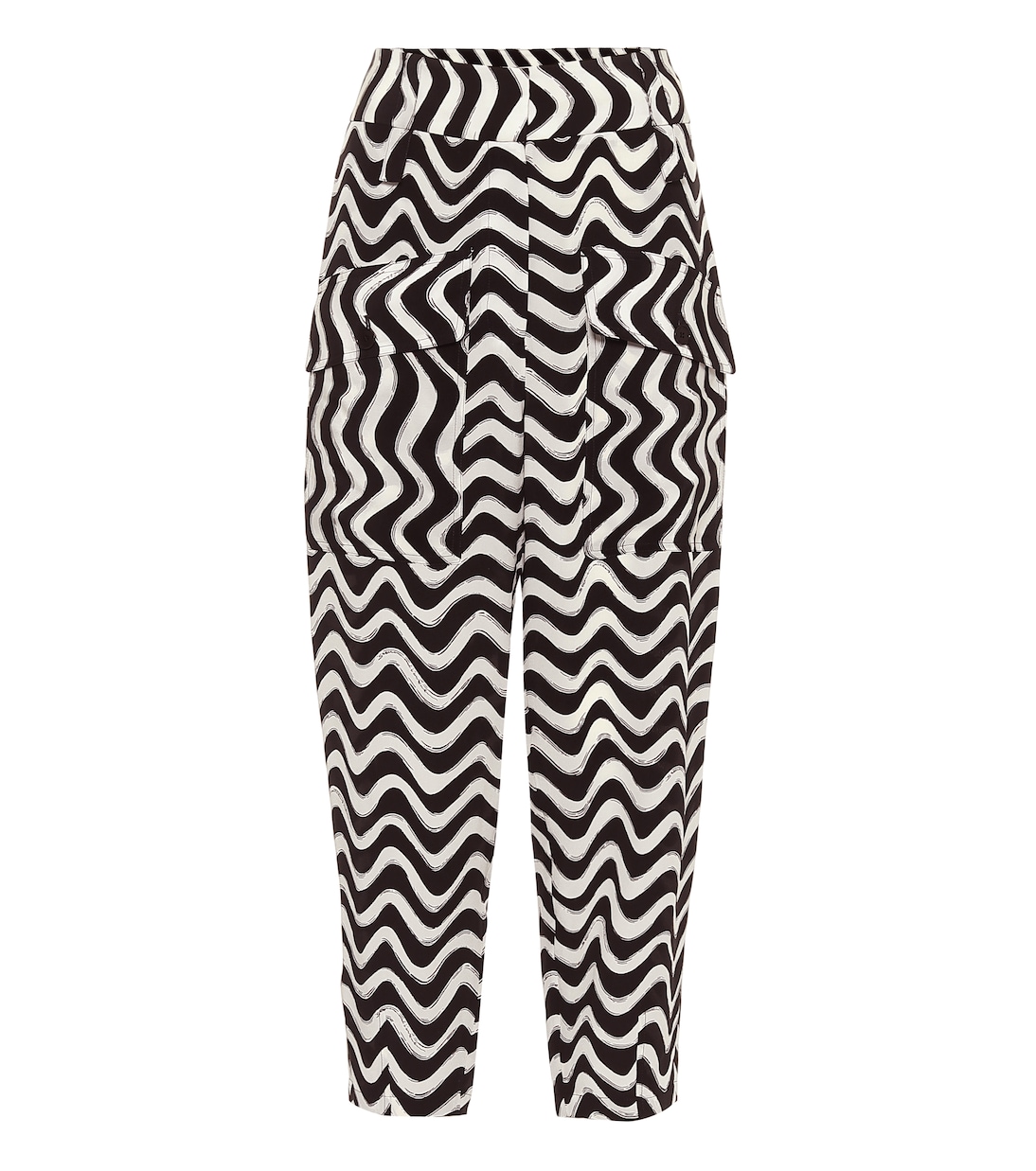 Pantaloni Cecilia a stampa in seta | Stella McCartney
